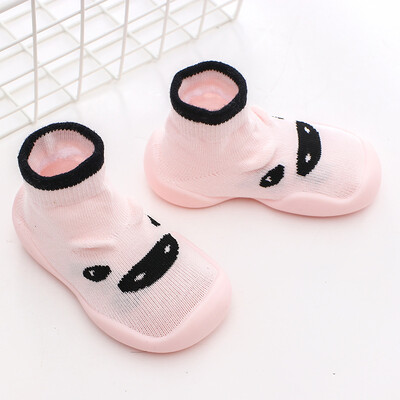 Unisex zīdaiņu apavi Pirmie apavi Zīdaiņu staigulīši Toddler First Walker Baby Girl Bērni Mīksta gumijas zole Bērnu apavi adīti zābaciņi Pretslīdes