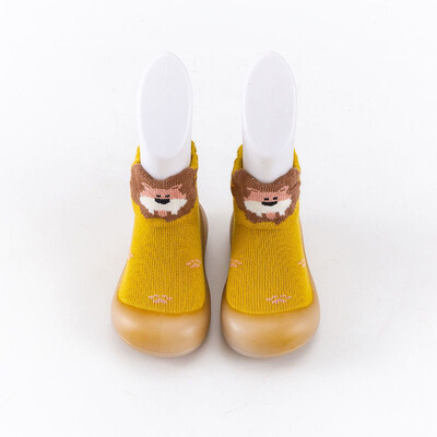 Zīdaiņu, toddler, pavasara vasara, mīkstas zoles zeķu kurpes Cute Animals Unisex Baby Neslīdošas grīdas zeķes Bērniem 0-3T Viegls priekšgājējs