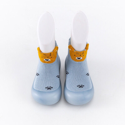 Zīdaiņu, toddler, pavasara vasara, mīkstas zoles zeķu kurpes Cute Animals Unisex Baby Neslīdošas grīdas zeķes Bērniem 0-3T Viegls priekšgājējs