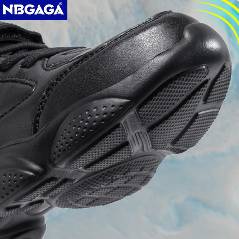 Bērnu kedas zēniem Ādas skriešanas apavi Skolas bērnu melni ikdienas pastaigu apavi Neslīdoši sporta tenisa izmēri 28-39