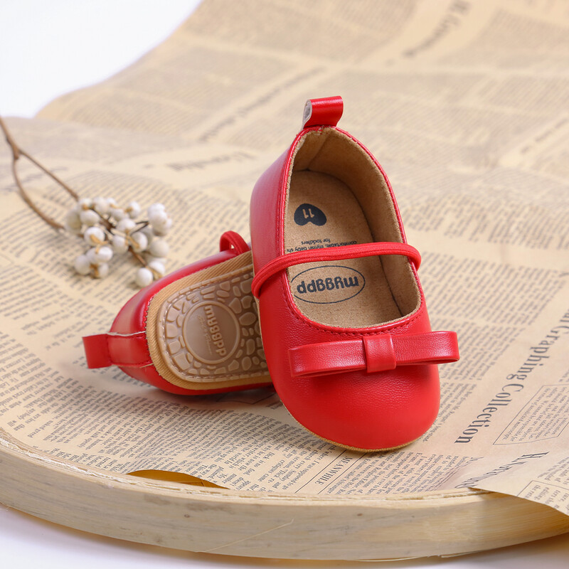 MYGGPP dzīvokļi zīdaiņiem, kleitas kurpes Bowknot Princeses kāzu ballītei