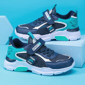 Gyerekcipők Fiú tornacipők Kiváló minőségű sportcipők Légáteresztő csúszásmentes Alkalmi divat Cipők Márka vászoncipők