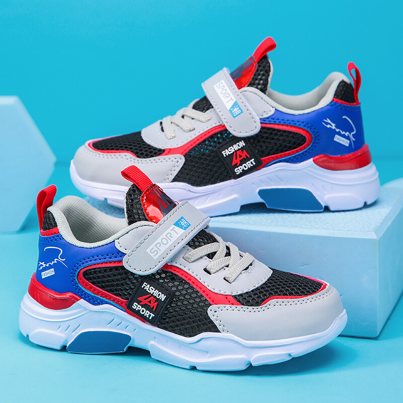 Gyerekcipők Fiú tornacipők Kiváló minőségű sportcipők Légáteresztő csúszásmentes Alkalmi divat Cipők Márka vászoncipők