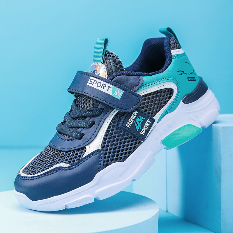 Gyerekcipők Fiú tornacipők Kiváló minőségű sportcipők Légáteresztő csúszásmentes Alkalmi divat Cipők Márka vászoncipők