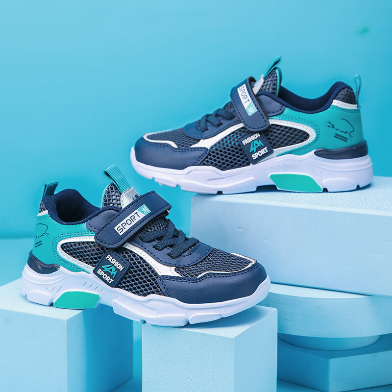 Gyerekcipők Fiú tornacipők Kiváló minőségű sportcipők Légáteresztő csúszásmentes Alkalmi divat Cipők Márka vászoncipők