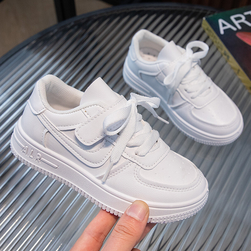 Mazie balti apavi studentiem, mīkstas zoles, bērnu galda apavi, bērnu apavi, neslīdoši ikdienas apavi zēniem un sievietēm