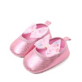 Χαριτωμένα κοριτσάκια Princess Flats Παπούτσια με πούλιες διχτυωτοί φιόγκοι Μαλακές σόλες Casual παπούτσια για περπάτημα για νεογέννητα παιδικά παπούτσια κούνιας