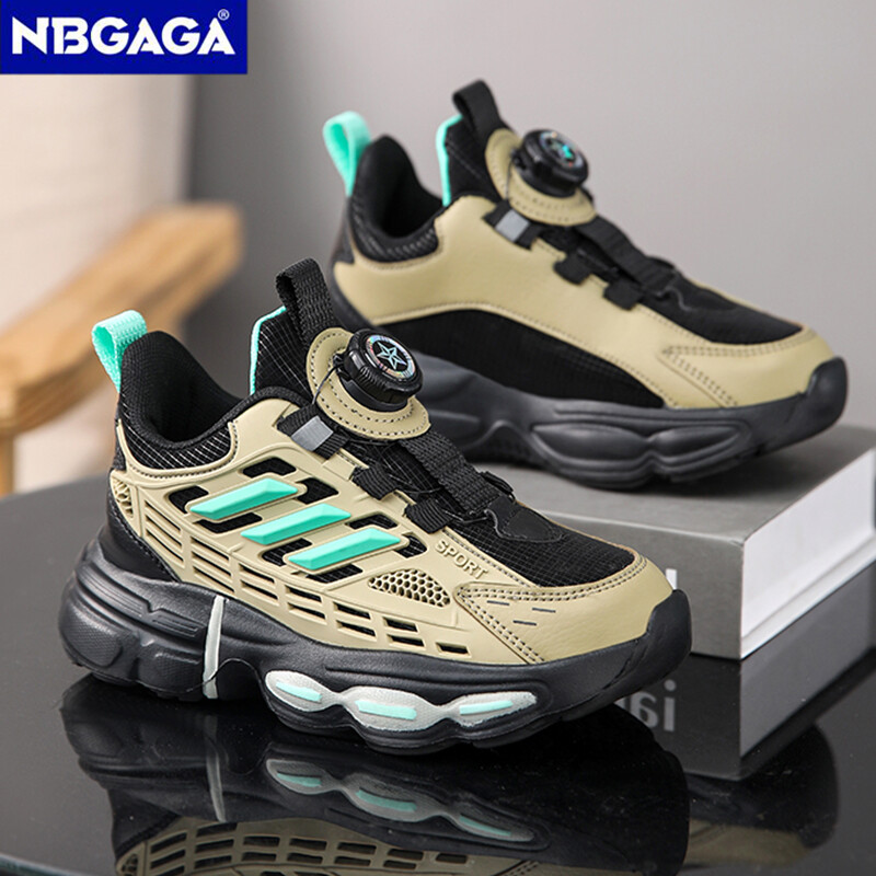 Bērnu ikdienas apavi Plakani, ērti pastaigu apavi bērniem Zēniem meitenēm Skolas skriešanas čības PU ādas sporta apavi