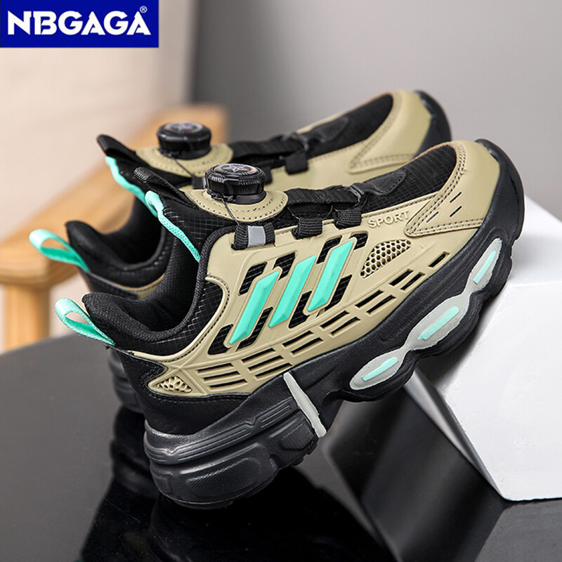 Bērnu ikdienas apavi Plakani, ērti pastaigu apavi bērniem Zēniem meitenēm Skolas skriešanas čības PU ādas sporta apavi