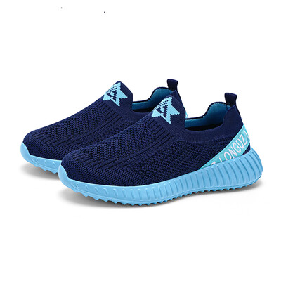 Viegli bērnu ikdienas apavi Elpojošas sieta kedas bērniem Zēniem Meitenēm Pastaigas Skolas Apavi Slip On Skriešanas Apavi