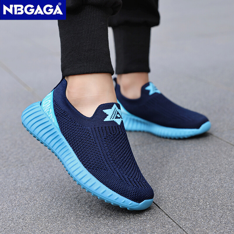 Viegli bērnu ikdienas apavi Elpojošas sieta kedas bērniem Zēniem Meitenēm Pastaigas Skolas Apavi Slip On Skriešanas Apavi