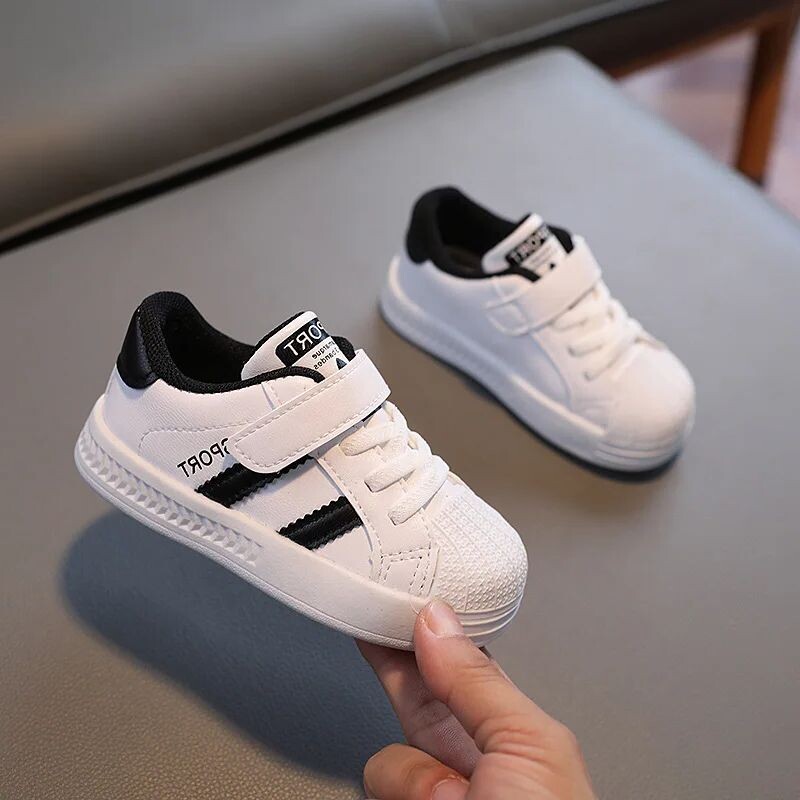 Bērnu kedas Elpojošas Bērnu Apavi Skriešanai Neslīdoša Mīksta Zole Zēni Meitenes Ikdienas apavi Bērnu Apavi Galvas Plate Sporta Apavi