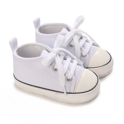 Baby Canvas Classic Αθλητικά Παπούτσια Νεογέννητα Αγόρια και Κορίτσια με εμπριμέ αστέρι First Walkers Παπούτσια για βρέφη Αντιολισθητικά παιδικά παπούτσια