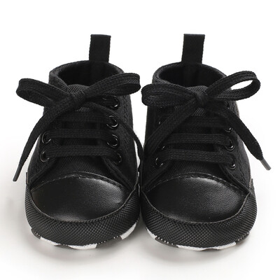 Baby Canvas Classic Αθλητικά Παπούτσια Νεογέννητα Αγόρια και Κορίτσια με εμπριμέ αστέρι First Walkers Παπούτσια για βρέφη Αντιολισθητικά παιδικά παπούτσια