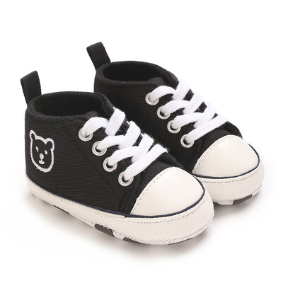 Baby Canvas Classic Αθλητικά Παπούτσια Νεογέννητα Αγόρια και Κορίτσια με εμπριμέ αστέρι First Walkers Παπούτσια για βρέφη Αντιολισθητικά παιδικά παπούτσια