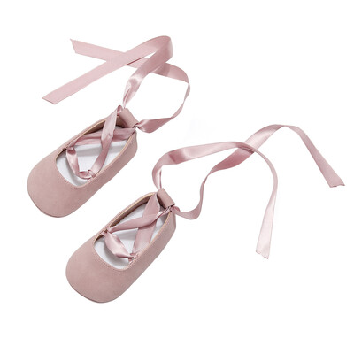 Bērniem, mazuļiem, meitenēm, princešu apaviem, mīļiem, maziem, vienkrāsainiem, mīkstas zoles apaviem, pastaigu deju apaviem ar lenti pavasara vasarai