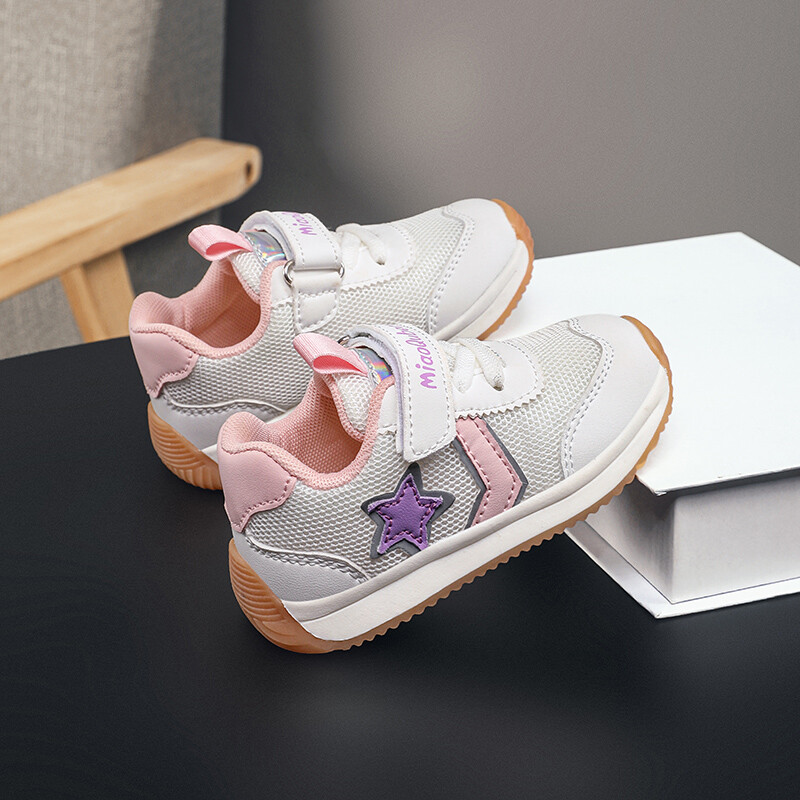 Veličina 21-30 Dječje tenisice Dječje osvjetljenje Dječje zračne mrežaste cipele za slobodno vrijeme Mekani potplat Slatke cipele za hodanje za malu djecu