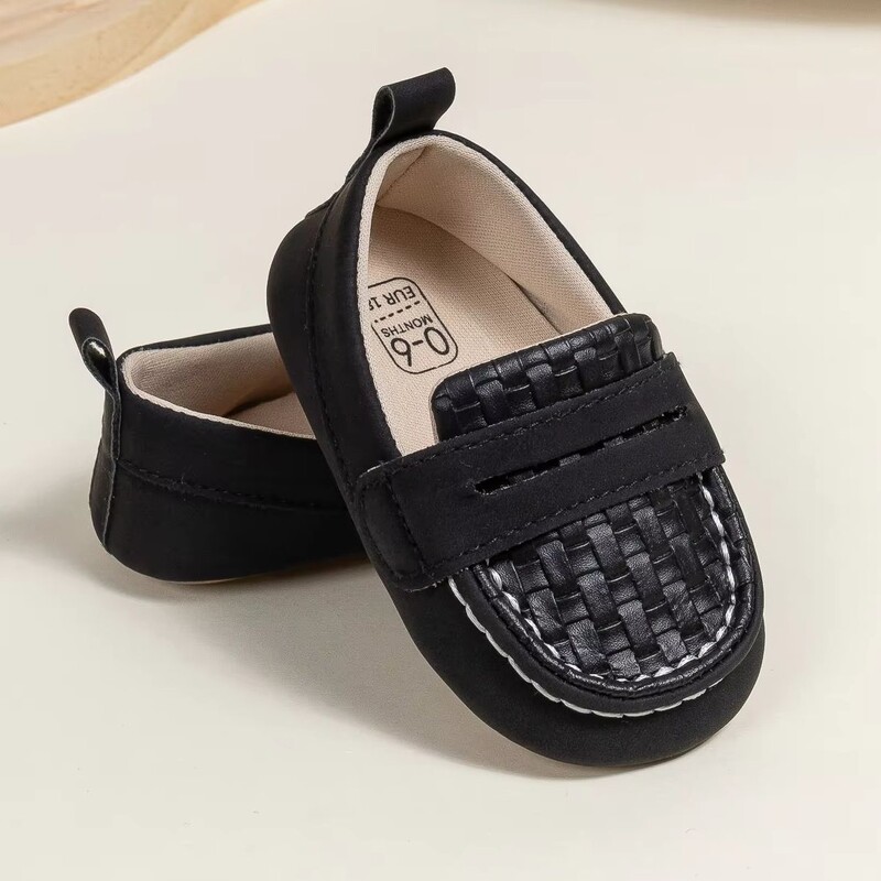 KIDSUN Baby Girls Boys Klasszikus naplopók csecsemők Oxford ruha Cipők Prewalker Soft Slip On mokaszin kiságy lapos újszülött cipők