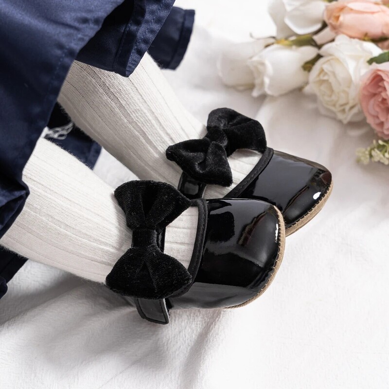 Meckior 2024. gada jauni meiteņu apavi, sarkani, ikdienas kleitu apavi, neslīdoši PU ādas ballīšu apavi kāzu princesēm, 0–18 M