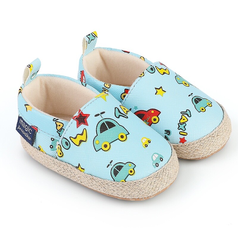 Bērnu apavi Ikdienas zīdaiņiem Bērniem Jauki ikdienas Retro multfilmu apdrukas kedas ar mīkstu apakšu Ērtas, neslīdošas pirmās staigulītes
