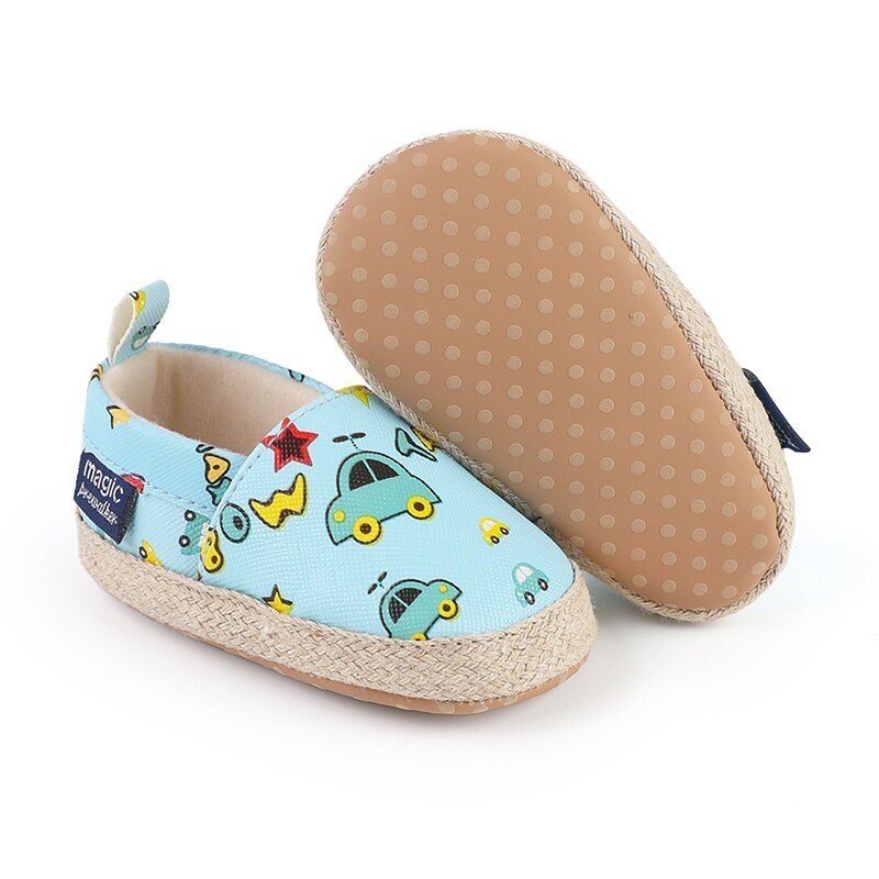 Bērnu apavi Ikdienas zīdaiņiem Bērniem Jauki ikdienas Retro multfilmu apdrukas kedas ar mīkstu apakšu Ērtas, neslīdošas pirmās staigulītes