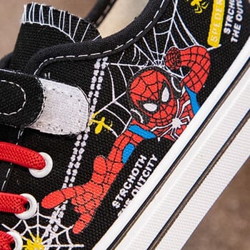 Disney Παιδικά Παπούτσια από καμβά Spiderman Boys Sneakers Αντιολισθητικά Μαθητικά Παπούτσια Παιδικά Παπούτσια εξωτερικού χώρου με μαλακό κάτω μέρος Αθλητικά παπούτσια