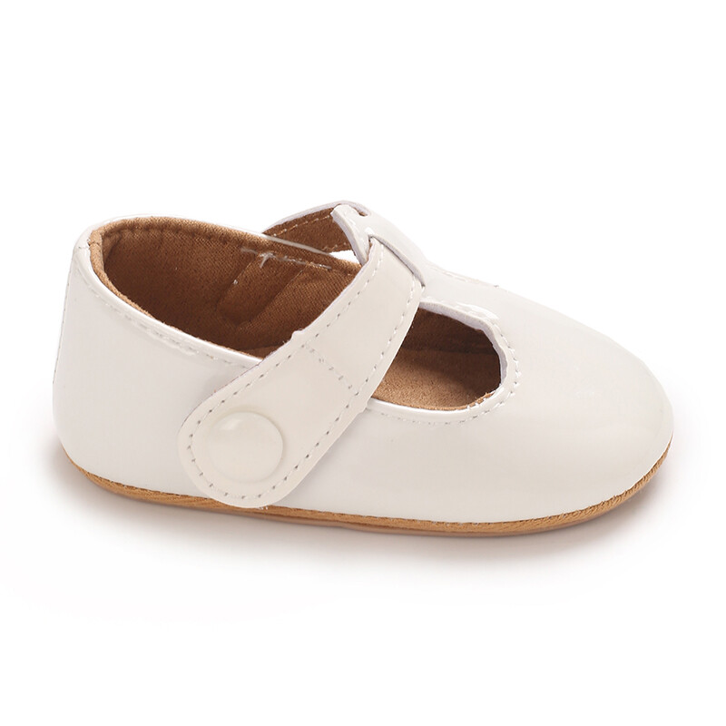 5 krāsu JAUNS 0–18 mēneši Rretr Mary Jane Spring Baby Shoes PU Newborn Girls Shoes First Walkers Princess Bowknot Baby Prewalke