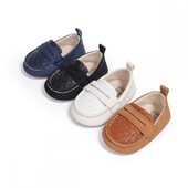 Retro Shallow Mouth újszülött hétköznapi cipők baba fiúknak lányoknak szett szájjal járó cipők csúszásgátló, légáteresztő babacipők