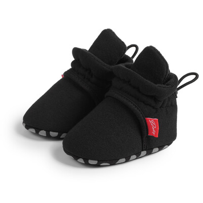 Χειμερινές κάλτσες για κοριτσάκια για μωρά, μποτάκια, μαλακό ελαστικό κορδόνι First Walkers, Αντιολισθητικά, ζεστά νεογέννητα παιδικά παπούτσια μοκασίνης