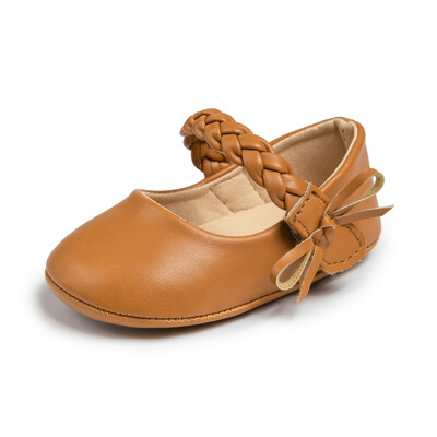 KIDSUN újszülött babacipő lányoknak PU bőr alkalmi csokorruha cipő gumi csúszásmentes party esküvői hercegnő babacipő 0-18M