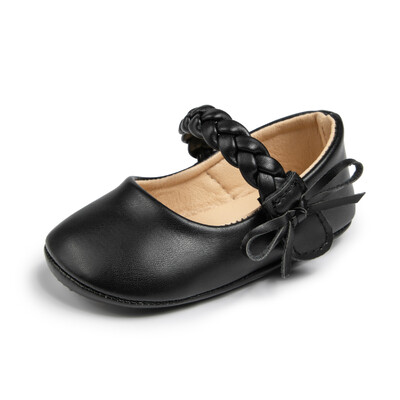 KIDSUN újszülött babacipő lányoknak PU bőr alkalmi csokorruha cipő gumi csúszásmentes party esküvői hercegnő babacipő 0-18M