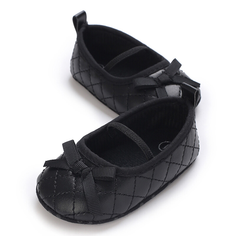 Jauki zīdaiņu lakādas pirmie staigāšanas apavi meitenēm 2024. gada zīdaiņa jaundzimušā pavasara rudens bantītes princeses kleita, neslīdoši apavi