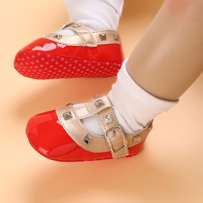 HAIZHIW 0-18 μηνών Sweet Newborns Fashion Μονόχρωμα παπούτσια Casual Παπούτσια Princess Αθλητικά παπούτσια με μαλακή σόλα 0-18 M Παπούτσια περπατήματος