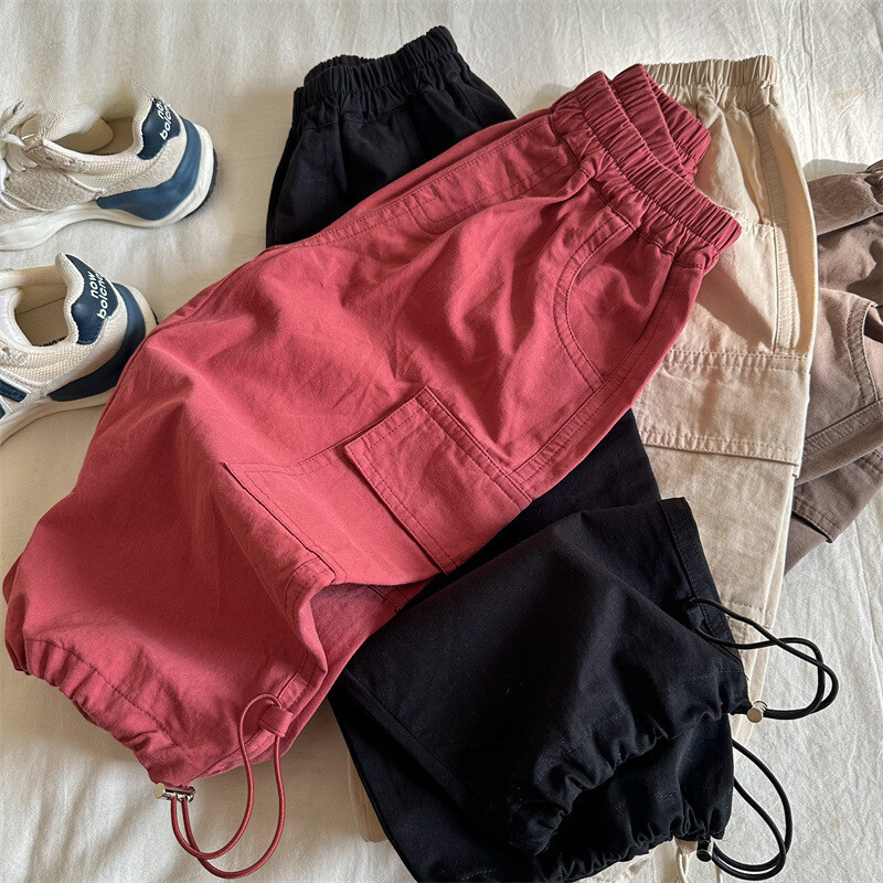 Bērnu bikses jostas Kombinezoni Mazuļu platas kājas Bikses Meiteņu Bikses Pusaudžu Meiteņu Apģērbi Kravas Ziemas Apģērbi Zēniem