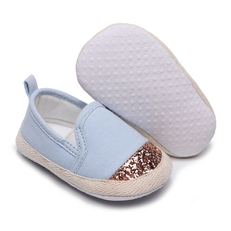 Zīdaiņu zīdaiņu meiteņu rūtaini raibs audums kedas Mīkstas, neslīdošas ikdienas apavi Uzvelkami jaundzimušo bērnu gultiņas apavi 0-18M