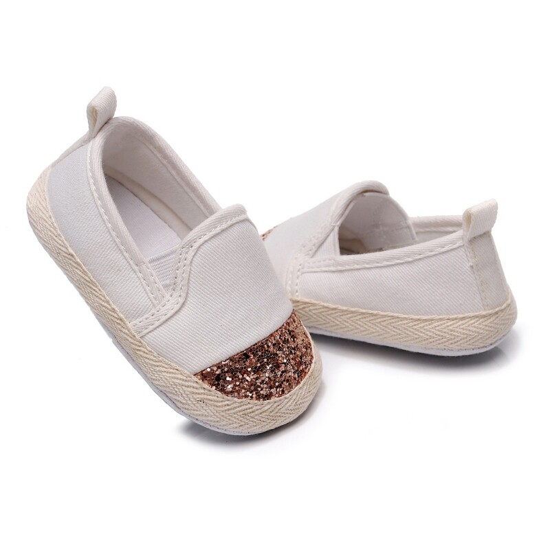 Zīdaiņu zīdaiņu meiteņu rūtaini raibs audums kedas Mīkstas, neslīdošas ikdienas apavi Uzvelkami jaundzimušo bērnu gultiņas apavi 0-18M