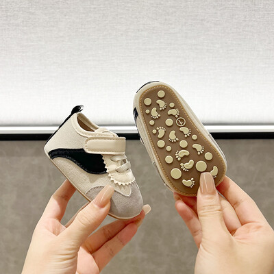 Jaundzimušo bērnu sporta apavi Svītraini zīdaiņu ikdienas apavi Neslīdoši apavi simtgadniekiem zēniem un meitenēm vecumā no 0 līdz 18 mēnešiem