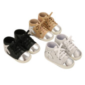 Klasiskas zīdaiņu sporta čības zīdaiņiem, mīkstas, neslīdošas zīdaiņu kurpes Jaundzimušo zēnu meiteņu pirmās staigāšanas kurpes