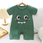 Καλοκαιρινό καρτούν Μωρό Ολόσωμα Ρούχα Romper Κοντό μανίκι Ρούχα Αναρρίχησης Νεογέννητα Ολόσωμες φόρμες Μικρό κορίτσι αγόρι Onesie