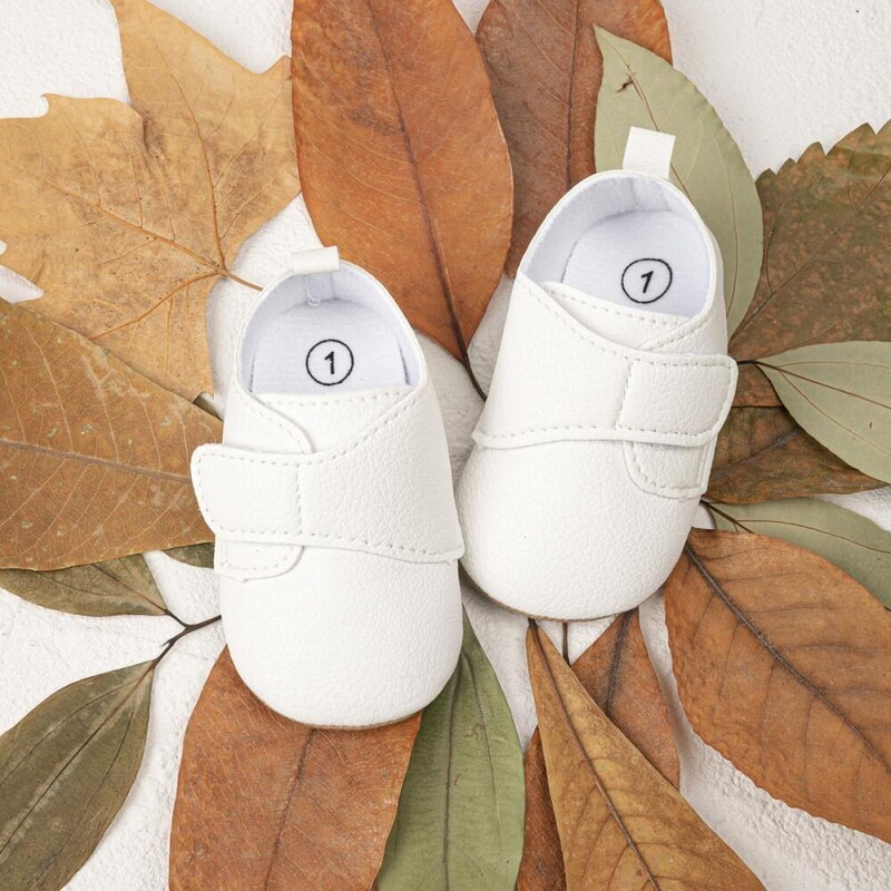 Nauji retro odiniai batai kūdikiams Klasikiniai įvairių spalvų laisvalaikio berniukų batai mergaitėms, guminiai dugnai, neslystantys pavasariniai kūdikių vaikštynės