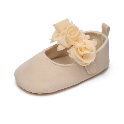 Meckior Baby Shoes Jauki puķu princešu meiteņu apavi Jaundzimušo kokvilnas zole Pretslīdēšanas toddler First Walker Crib Shoe zīdaiņu mokasīns