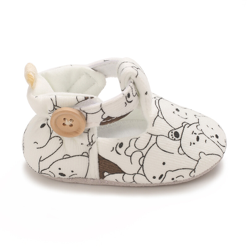 Naujagimių batai, medvilniniai mielas meškiuko priežastiniai batai, aukštos kokybės minkšti, šilti neslystantys pavasariui ir rudeniui nuo 0 iki 18 mėn.