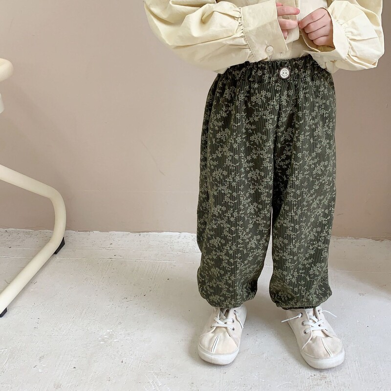 Jauna dizaina Bērnu velveta bikses Universālas, platas, brīvas bikses Zīdaiņiem Zēniem Meitenēm Ikdienas sporta Vienkrāsainas Apgrieztas Bikses