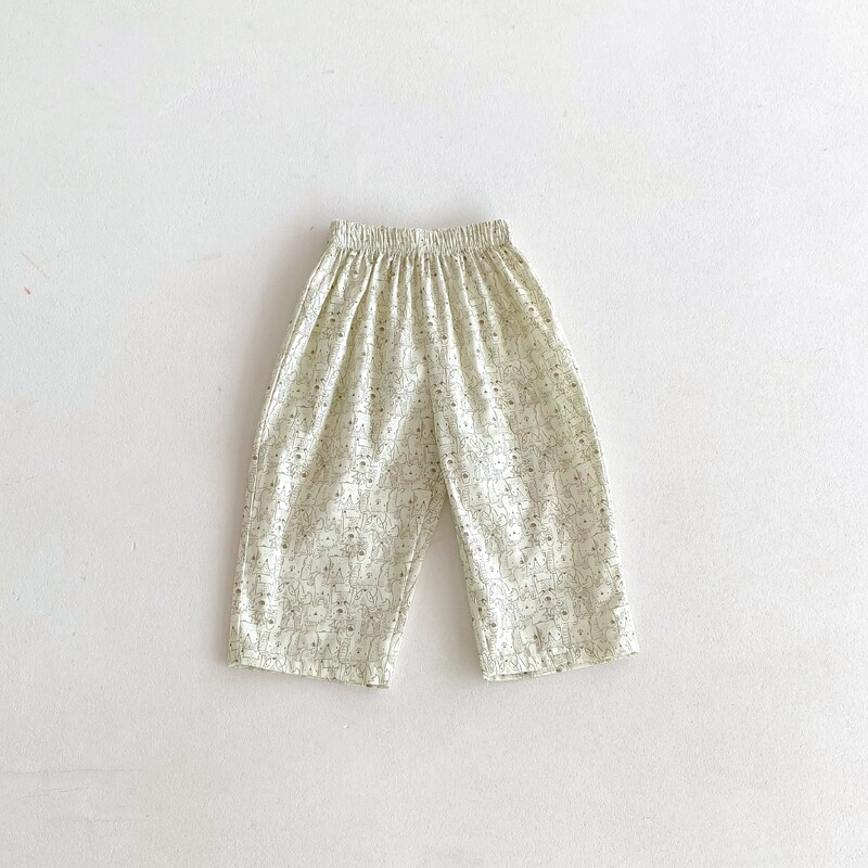 Popularna Desgin dječja odjeća Harem hlače za dječake Ljetne tanke široke ležerne hlače za djecu 2-7 godina Široke hlače za djevojčice i dječake