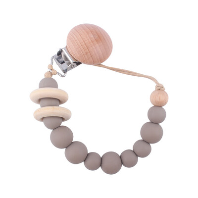 Bērnu Pretpilienu Ķēdes Knupis Knupītis Silikona Pērlītes Zīdaiņu Knupītis Nomierina Knupji Ķēžu Saspraudes Manekena Turētājs Knupīšu Saspraudes