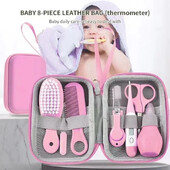 8gab/komplekts Comb Nose Inhaler EVA Package Care Set Coisas Para Bebê 13gb Cute Newborn Baby Multifunctional Baby Nagu grieznes 8