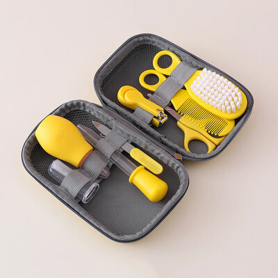 8gab/komplekts Comb Nose Inhaler EVA Package Care Set Coisas Para Bebê 13gb Cute Newborn Baby Multifunctional Baby Nagu grieznes 8