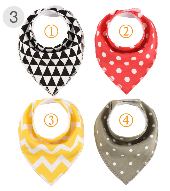 4 vienetų nauji kūdikių seilinukai berniukams ir mergaitėms.