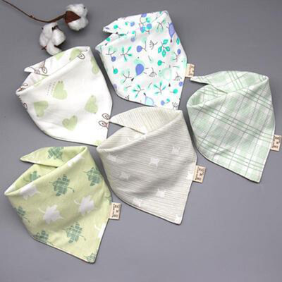 Baby Bibs 5 Pack Baby Bandana Drool Bibs Βαμβάκι για Unisex Αγόρια Κορίτσια Babador Τροφοδοσία βρεφικής πετσέτας βρεφικής πετσέτας σάλιου