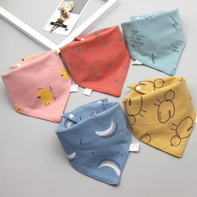 Baby Bibs 5 Pack Baby Bandana Drool Bibs Βαμβάκι για Unisex Αγόρια Κορίτσια Babador Τροφοδοσία βρεφικής πετσέτας βρεφικής πετσέτας σάλιου